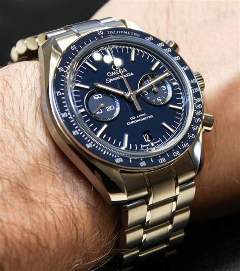 blue and white omega speedmaster|omega speedmaster blue origin.